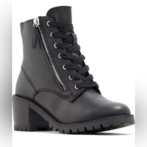 Aldo Abauvia Black Combat Boots
